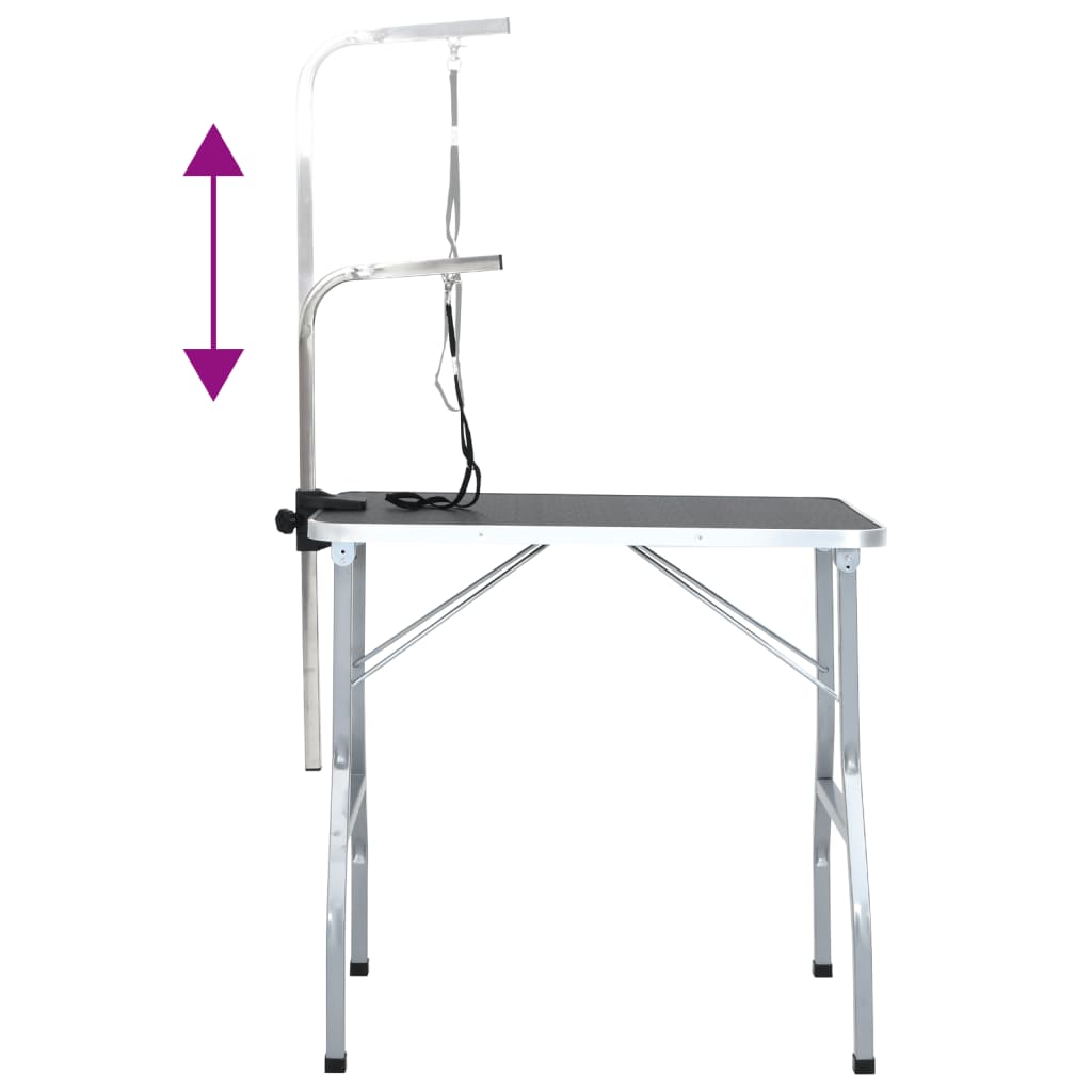 Table de Toilettage Ajustable pour Chiens Chats 1 Potence